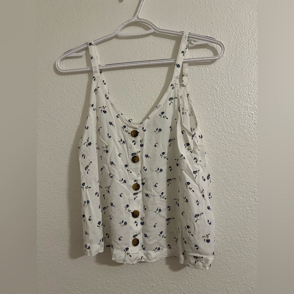 hollister floral top